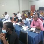 Rapt attention of participants in class